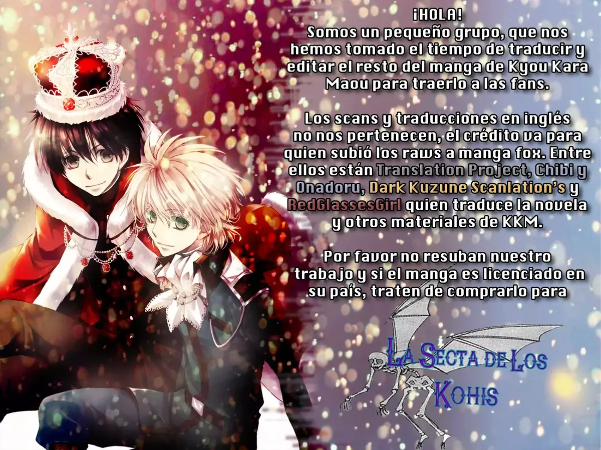 Kyou Kara Maou! Capítulo 59 en Línea - página 1