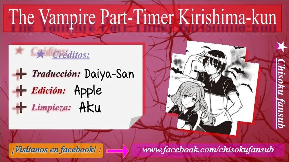 Kyuuketsu Baito Kirishima-kun Capítulo 8.02 en Línea - página 1