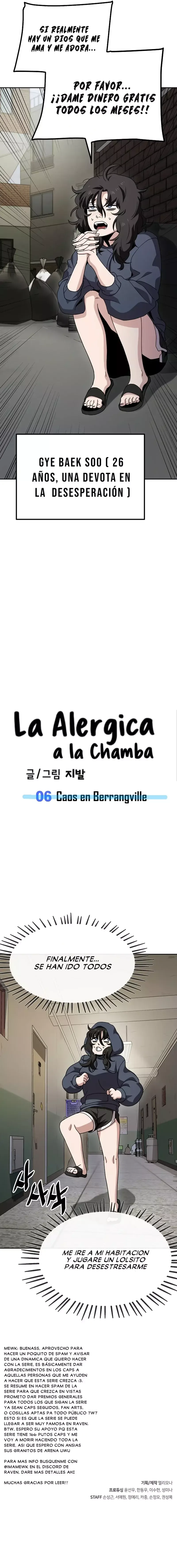La Alergica a la Chamba Capítulo 6 en Línea - página 17