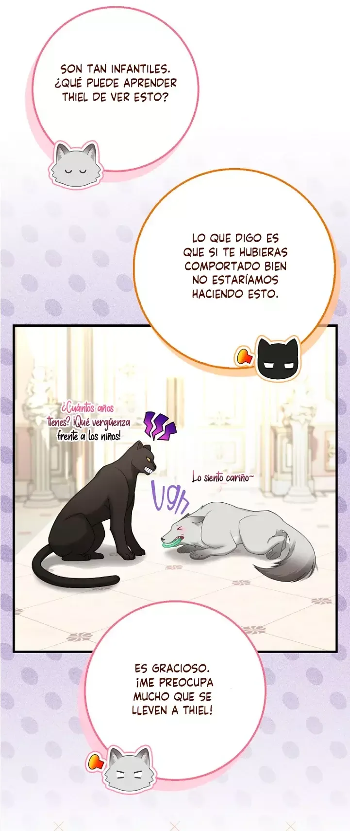 La Bebe Leopardo De Las Nieves De La Familia De Leopardos Negros Capítulo 37.5 en Línea - página 15