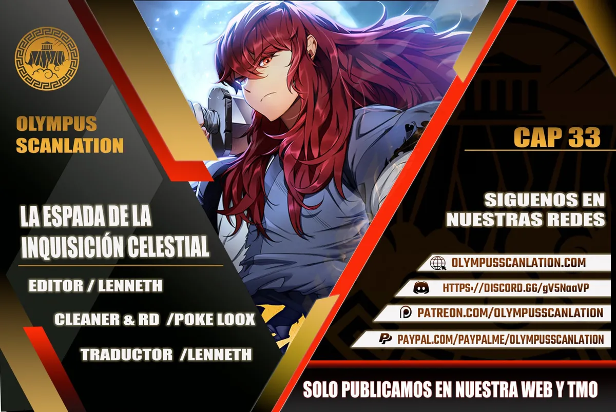 La Espada de la Inquisición Celestial Capítulo 33 en Línea - página 1