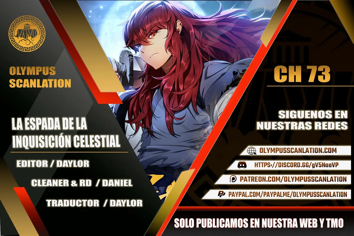 La Espada de la Inquisición Celestial Capítulo 73 en Línea - página 1