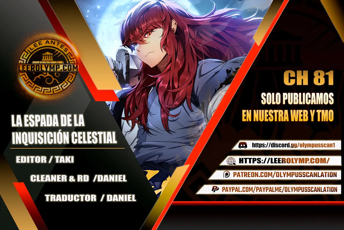 La Espada de la Inquisición Celestial Capítulo 81 en Línea - página 1