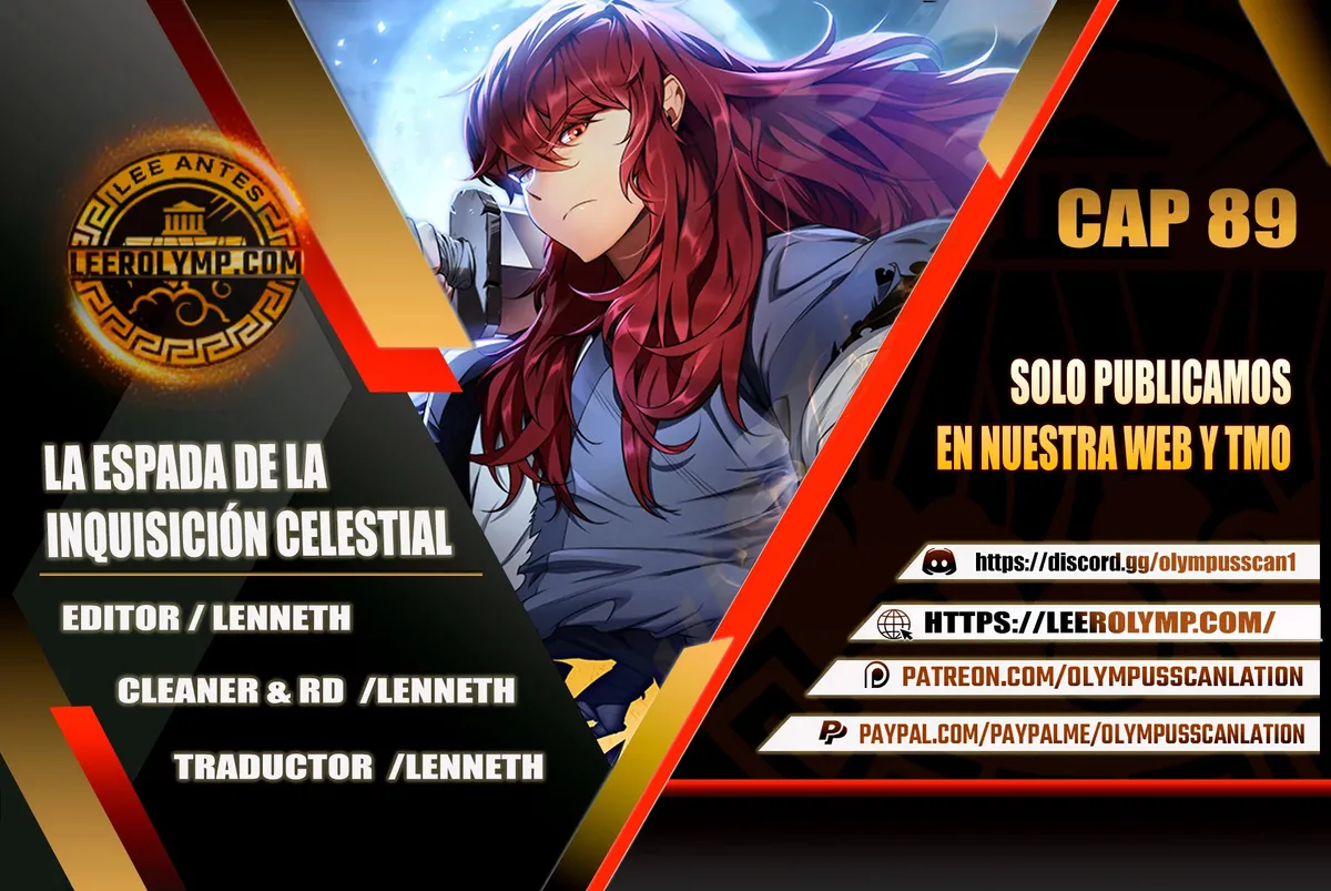La Espada de la Inquisición Celestial Capítulo 89 en Línea - página 1