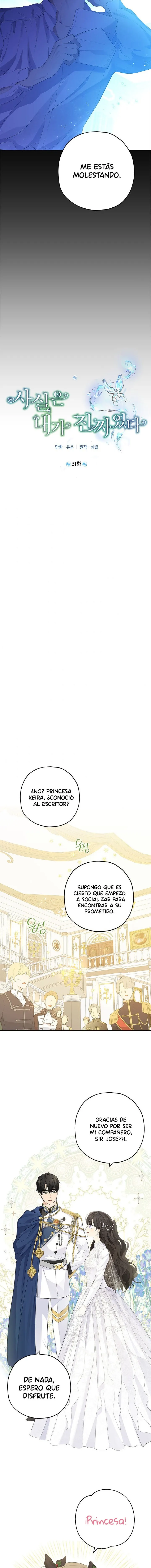 La verdad es que soy la auténtica Capítulo 31 en Línea - página 3