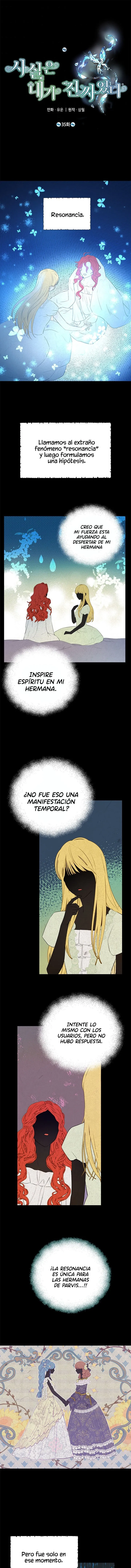 La verdad es que soy la auténtica Capítulo 35 en Línea - página 2