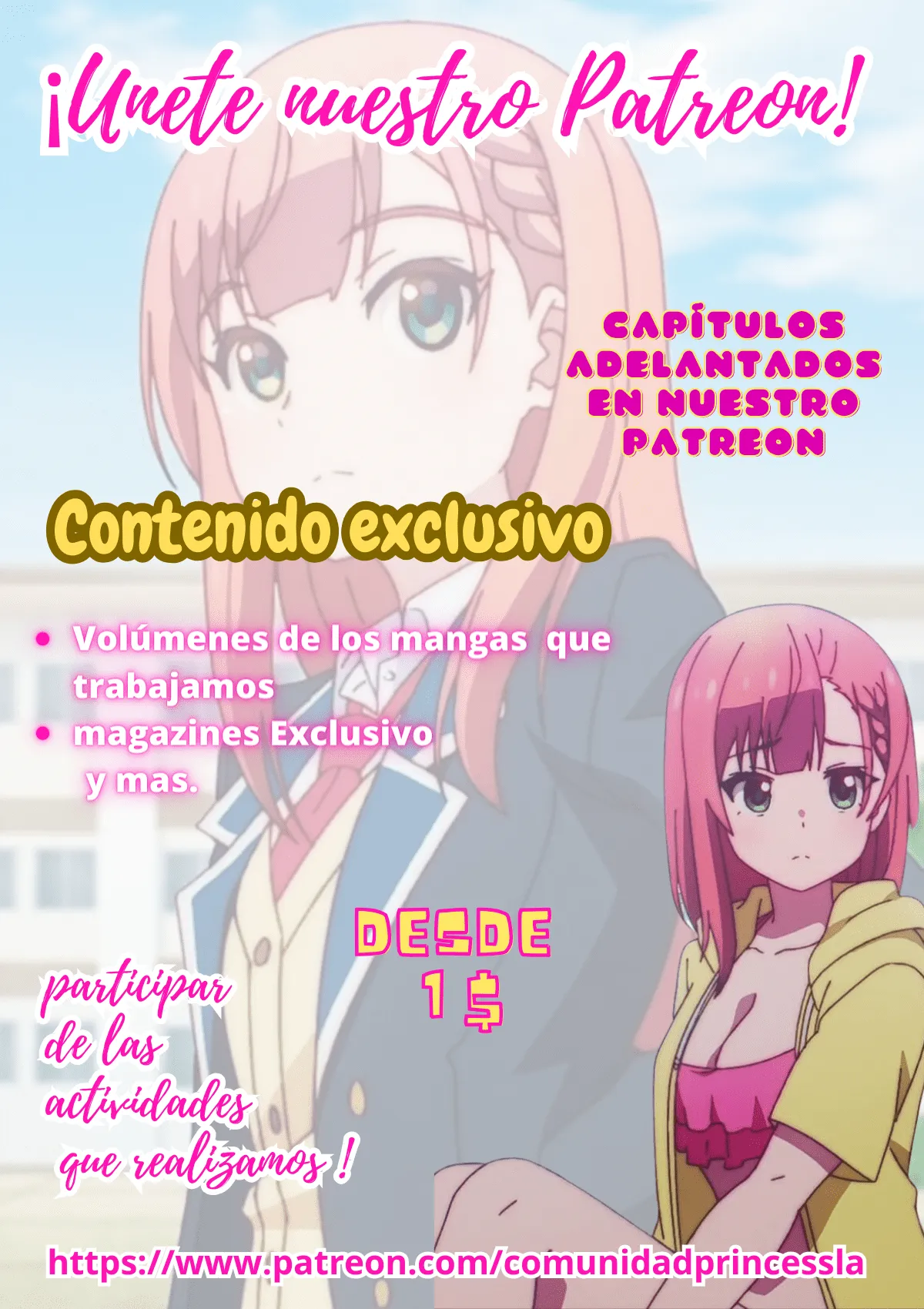 Las chicas que me traumatizaron me están mirando, pero desafortunadamente es demasiado tarde. (Manga) Capítulo 7.2 en Línea - página 1