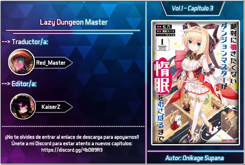 Lazy Dungeon Master Capítulo 3 en Línea - página 1