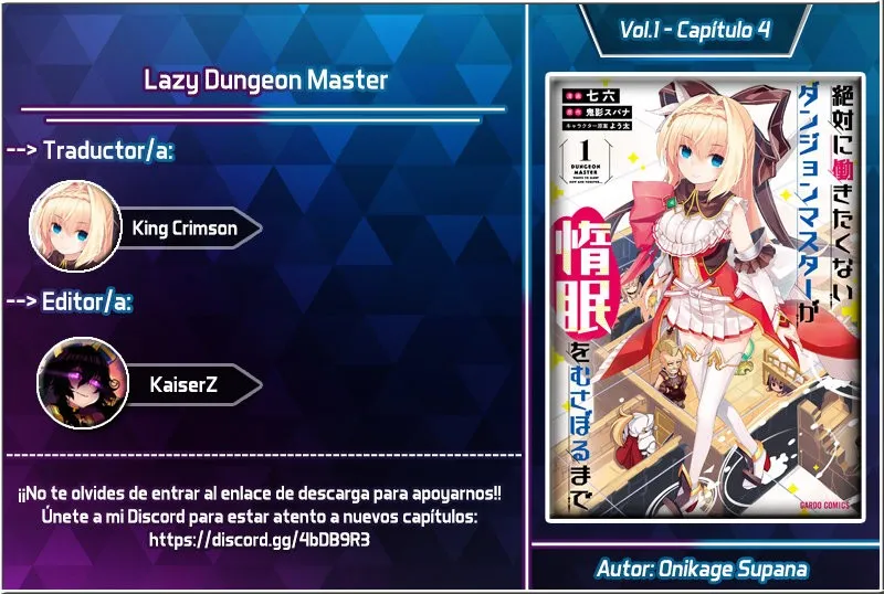Lazy Dungeon Master Capítulo 4 en Línea - página 1