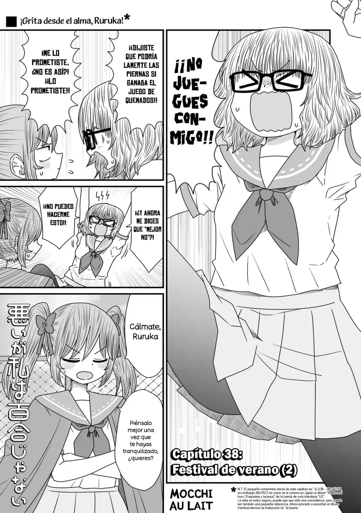 Lo siento, pero no me gusta el Yuri Capítulo 38 en Línea - página 1