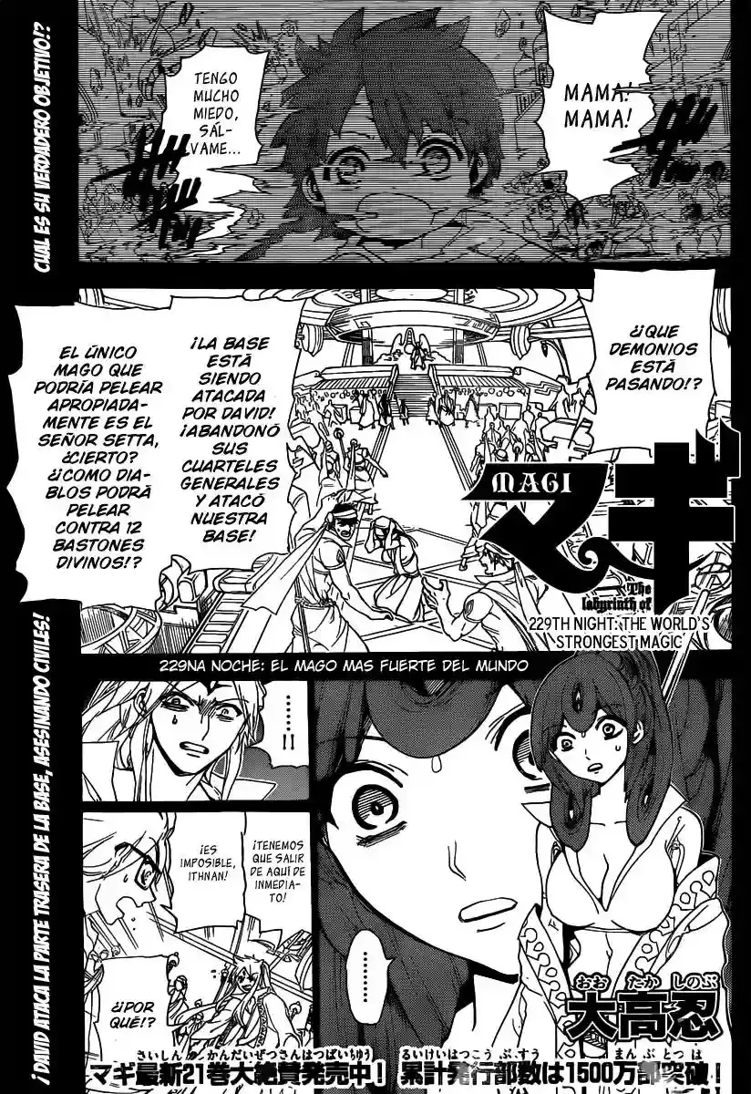 Magi: The Labyrinth of Magic Capítulo 229 en Línea - página 1