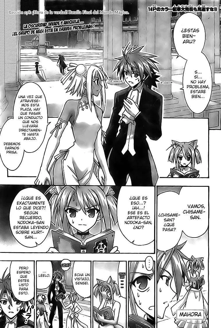 Mahou Sensei Negima! Capítulo 278 en Línea - página 1