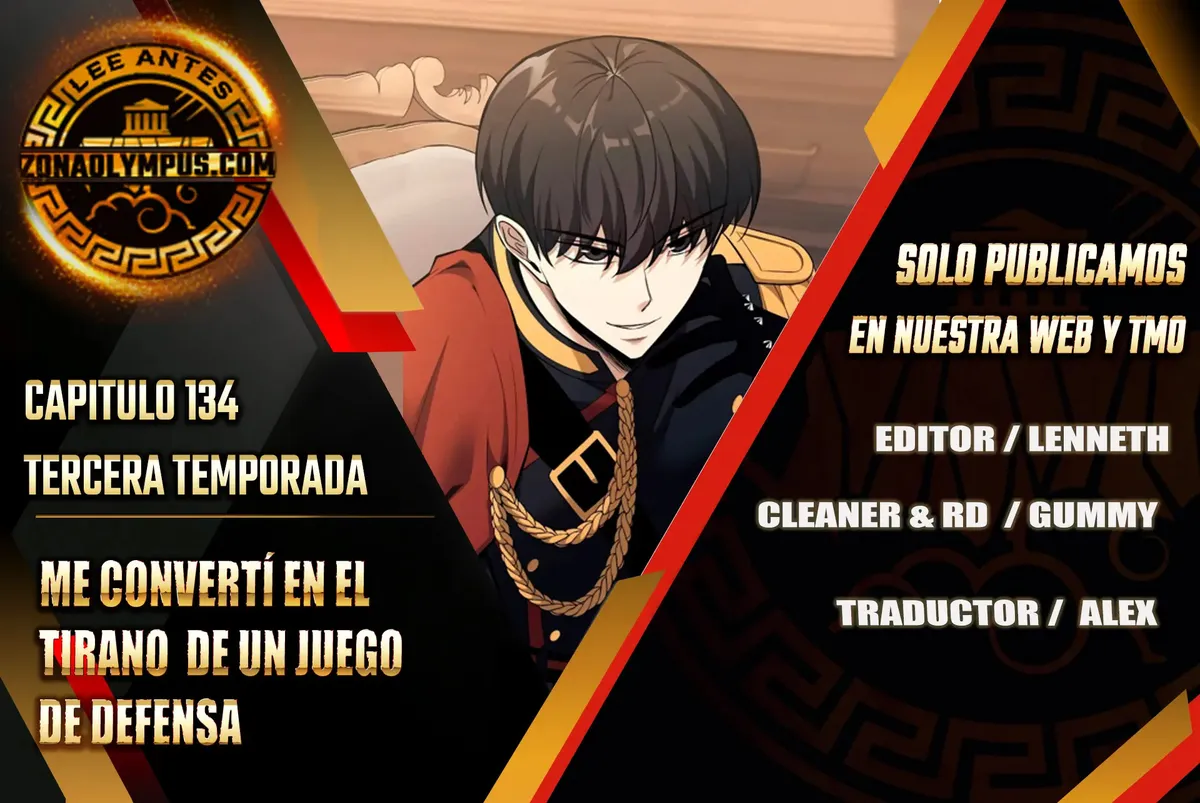 Me convertí en el tirano de un juego de defensa Capítulo 134 en Línea - página 1