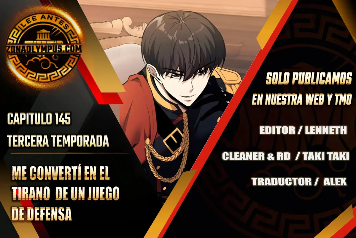 Me convertí en el tirano de un juego de defensa Capítulo 145 en Línea - página 1