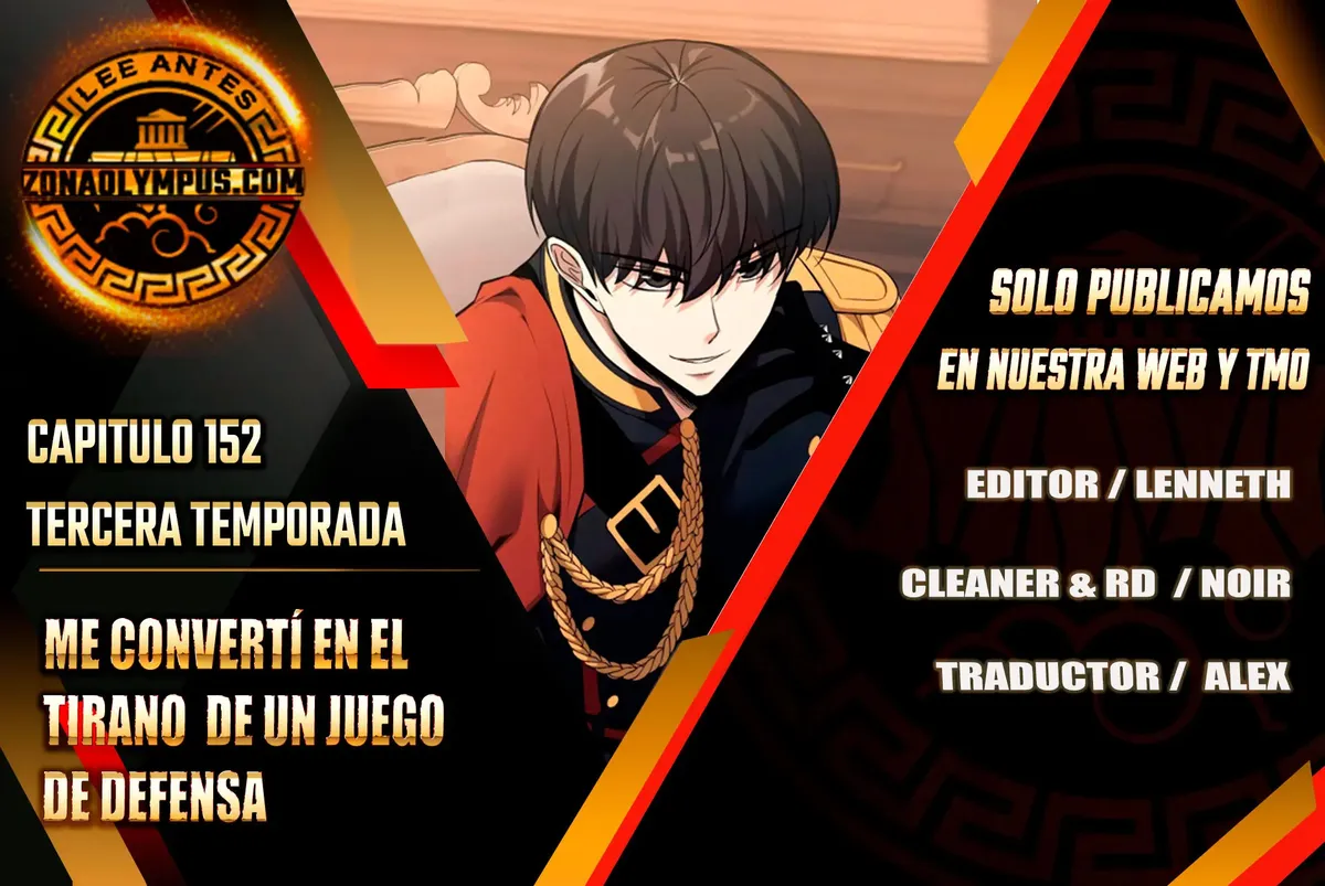 Me convertí en el tirano de un juego de defensa Capítulo 152 en Línea - página 1