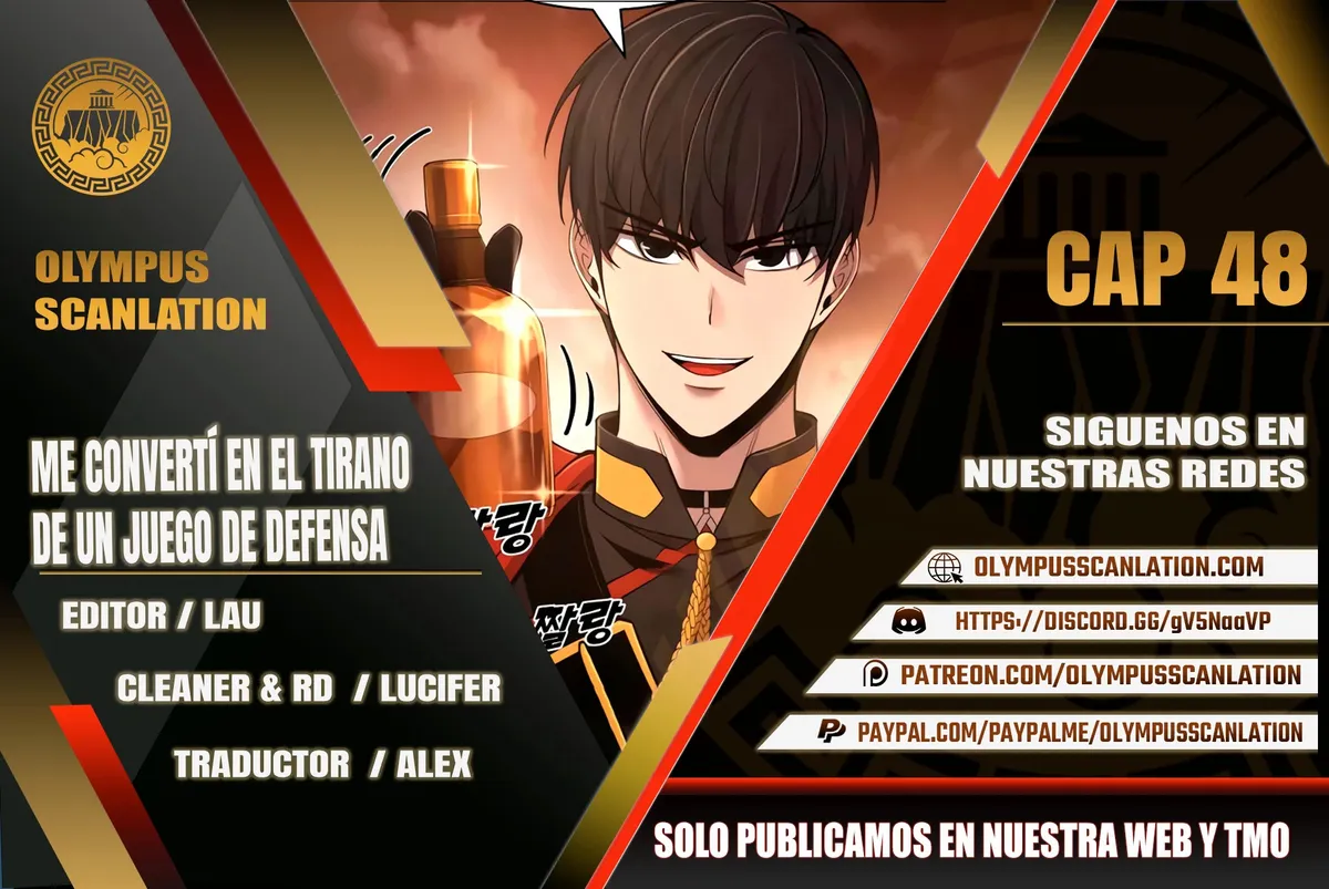 Me convertí en el tirano de un juego de defensa Capítulo 48 en Línea - página 1