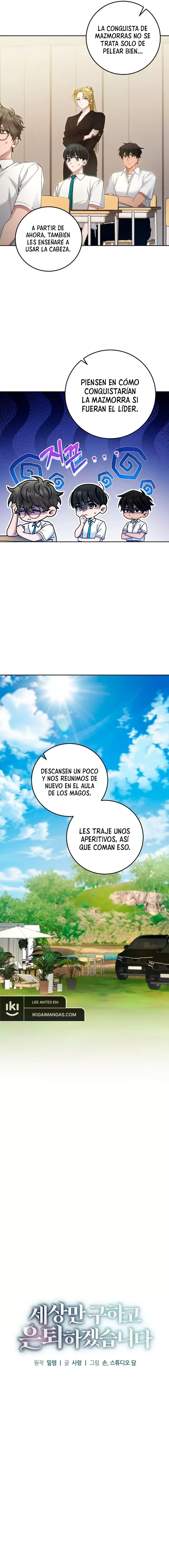Me jubilaré después de salvar el mundo Capítulo 26 en Línea - página 7
