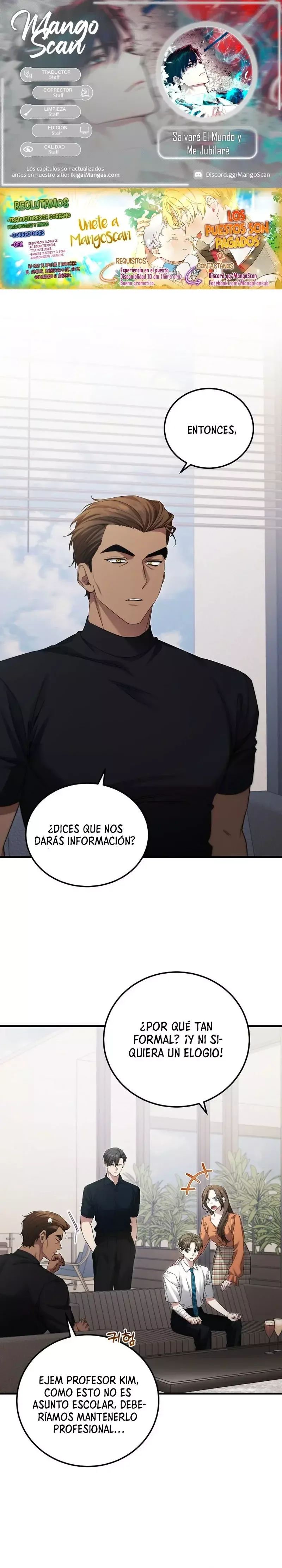 Me jubilaré después de salvar el mundo Capítulo 46 en Línea - página 1