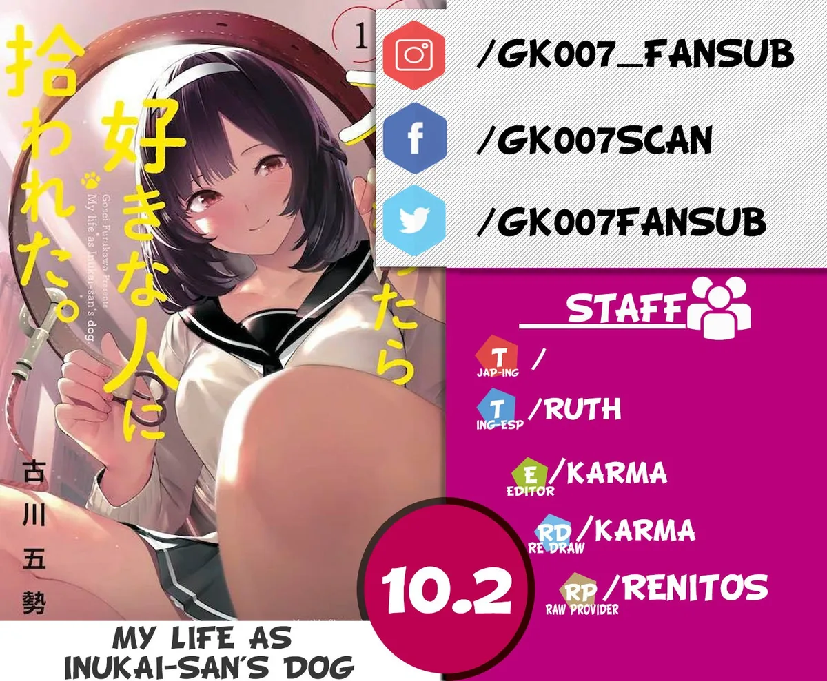 Mi vida como el perro de Inukai-san Capítulo 10.2 en Línea - página 1