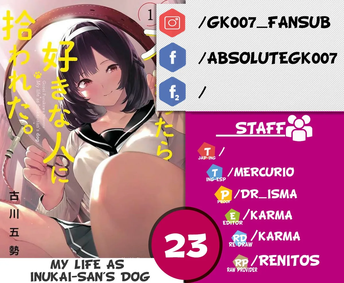 Mi vida como el perro de Inukai-san Capítulo 23 en Línea - página 1