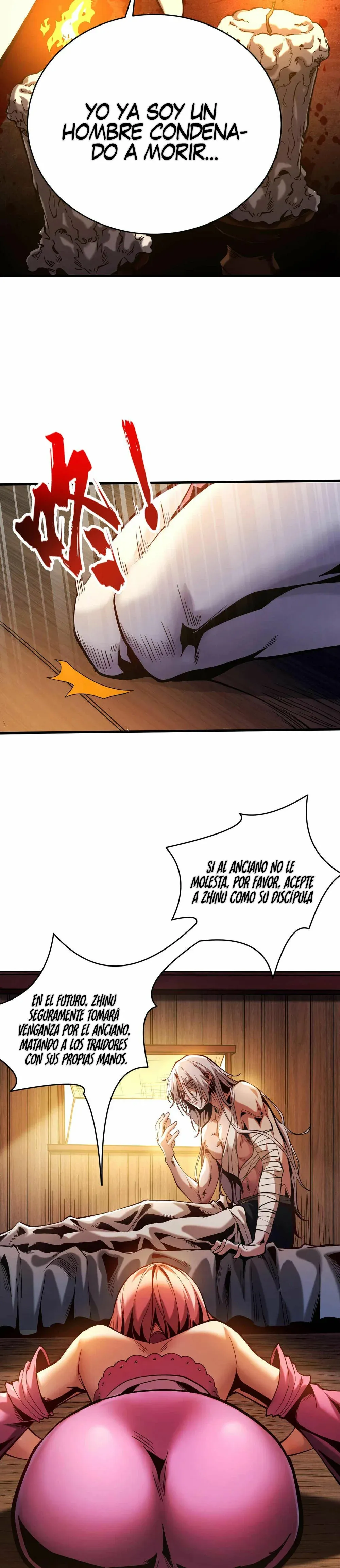 ¡Mientras mis discípulos se matan entrenando, yo me relajo! Capítulo 1 en Línea - página 16