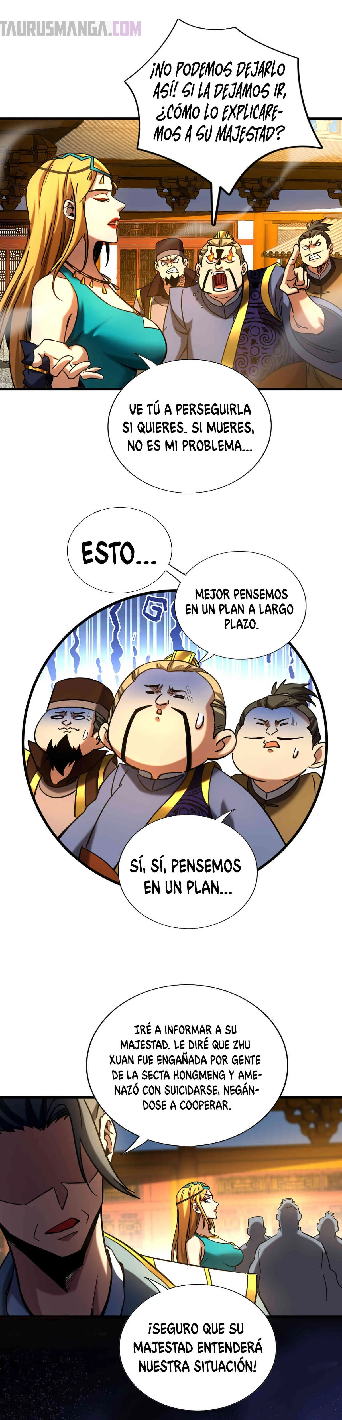 ¡Mientras mis discípulos se matan entrenando, yo me relajo! Capítulo 100 en Línea - página 4
