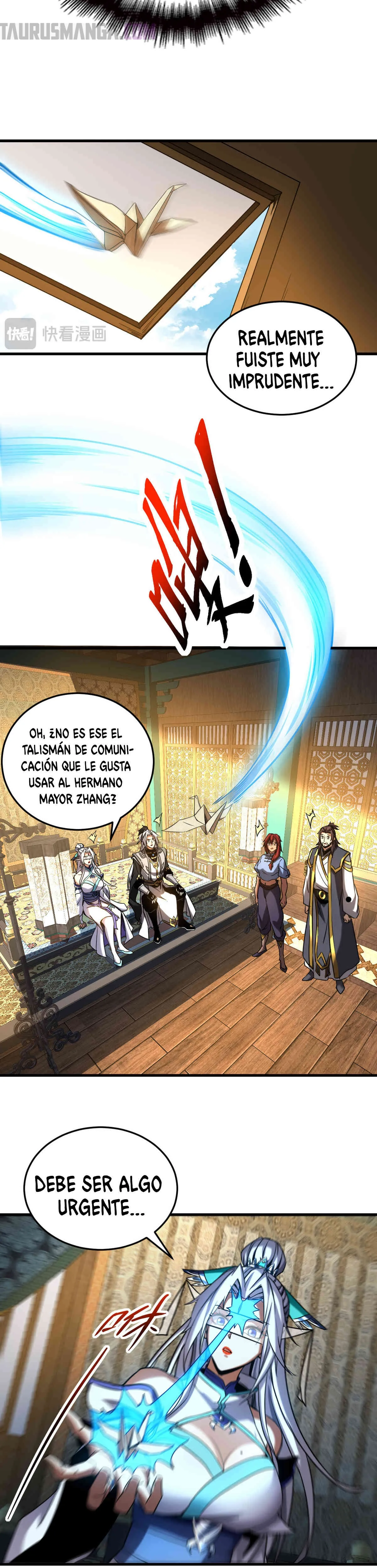 ¡Mientras mis discípulos se matan entrenando, yo me relajo! Capítulo 100 en Línea - página 10