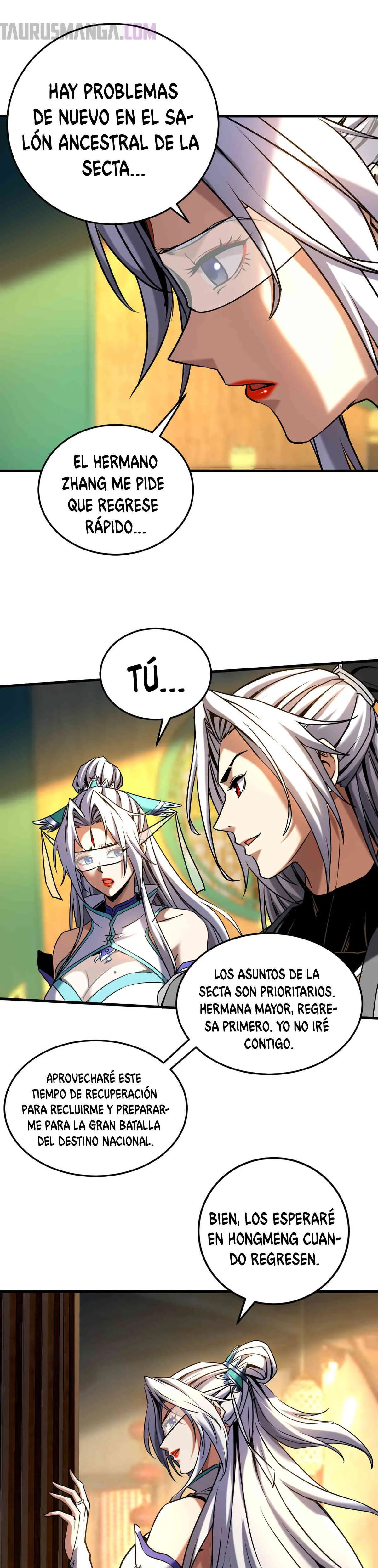 ¡Mientras mis discípulos se matan entrenando, yo me relajo! Capítulo 100 en Línea - página 11
