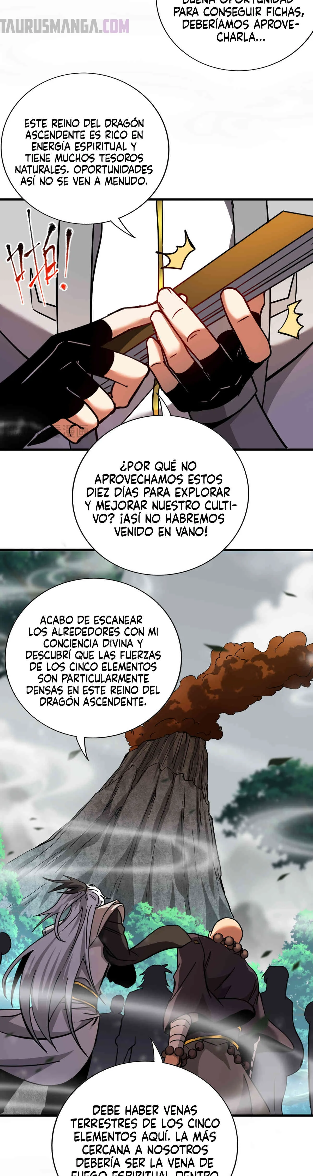 ¡Mientras mis discípulos se matan entrenando, yo me relajo! Capítulo 102 en Línea - página 16