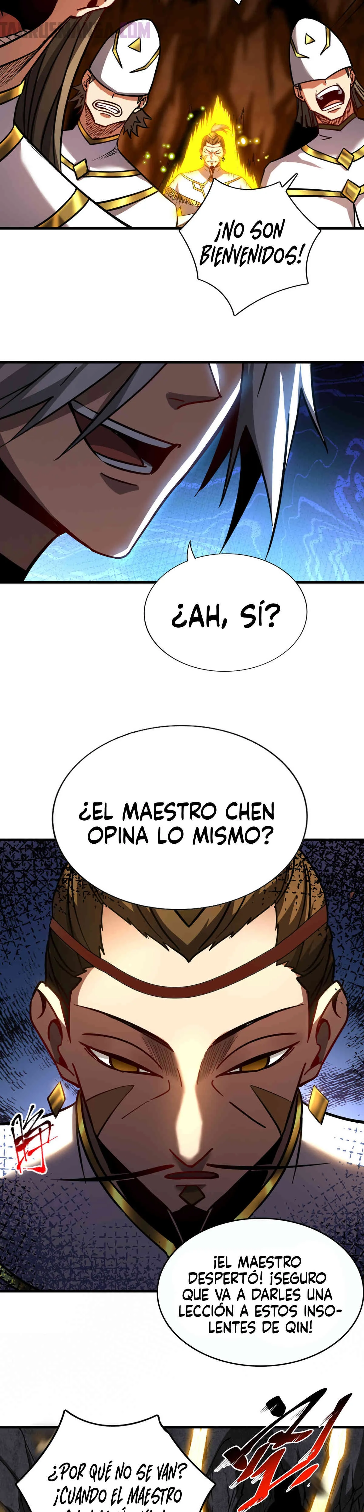 ¡Mientras mis discípulos se matan entrenando, yo me relajo! Capítulo 103 en Línea - página 8
