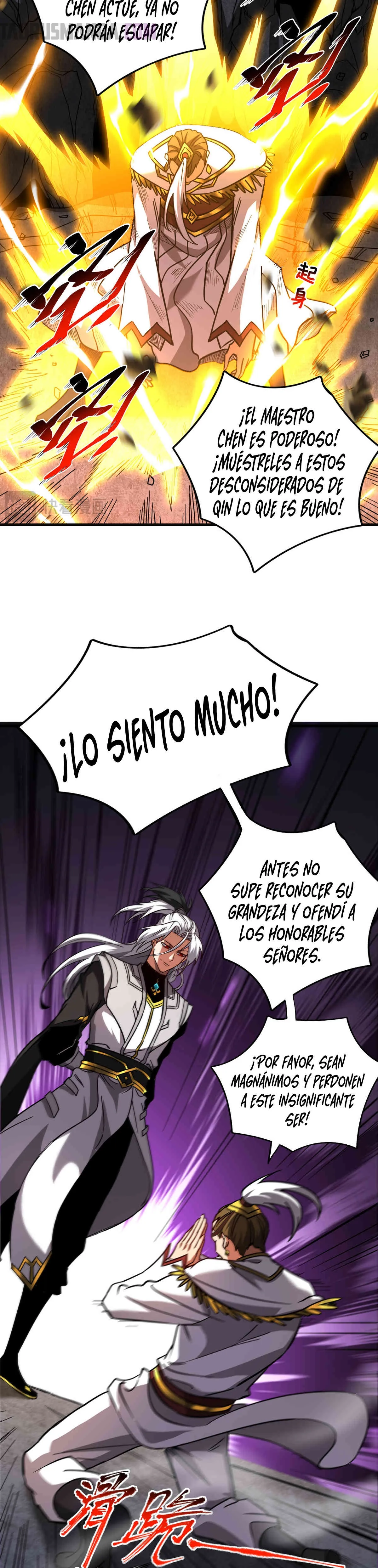 ¡Mientras mis discípulos se matan entrenando, yo me relajo! Capítulo 103 en Línea - página 9