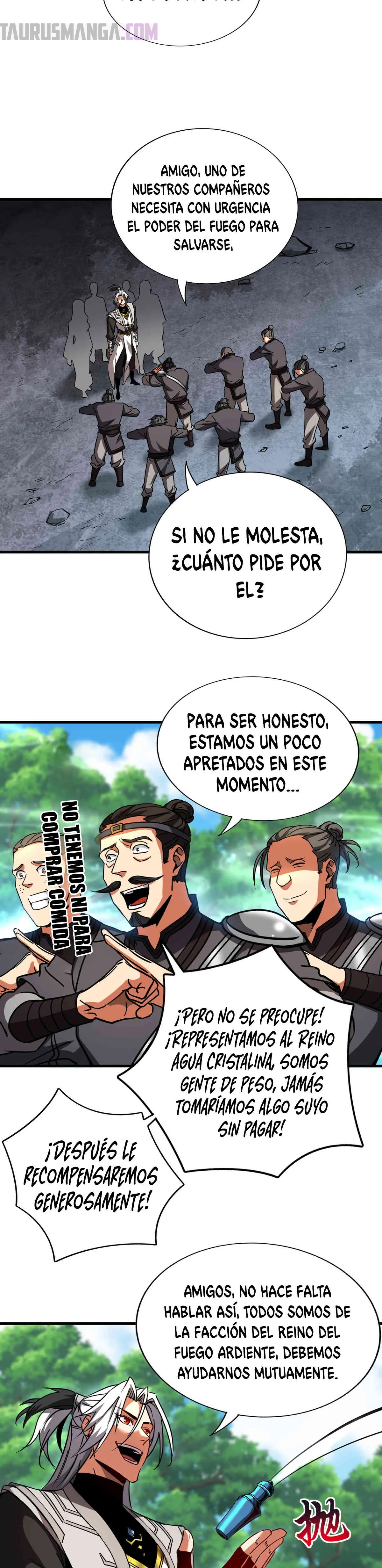 ¡Mientras mis discípulos se matan entrenando, yo me relajo! Capítulo 104 en Línea - página 13