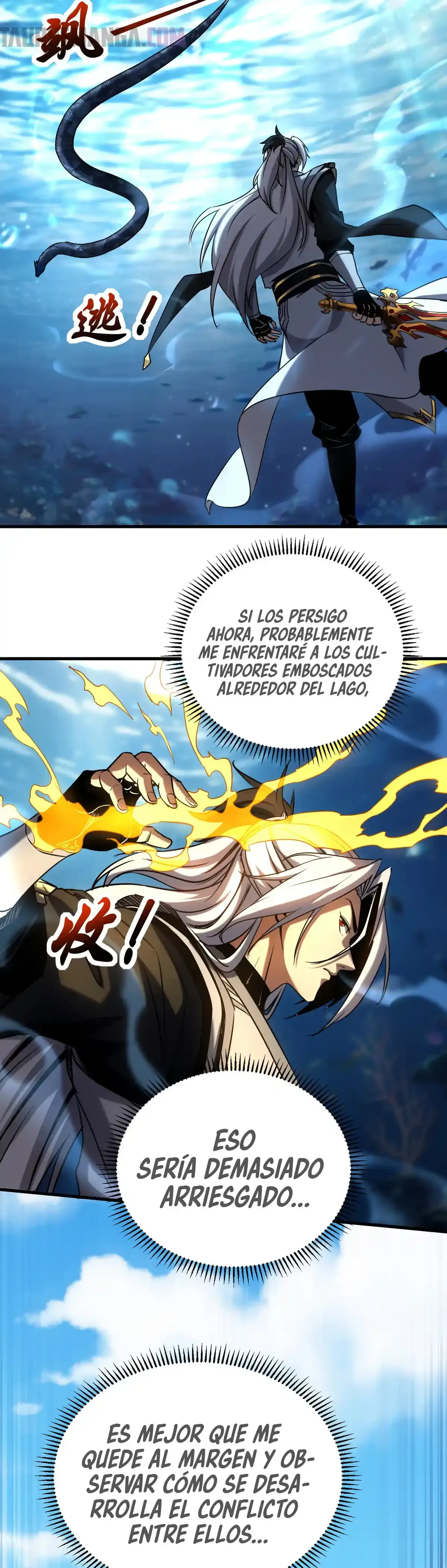 ¡Mientras mis discípulos se matan entrenando, yo me relajo! Capítulo 107 en Línea - página 18