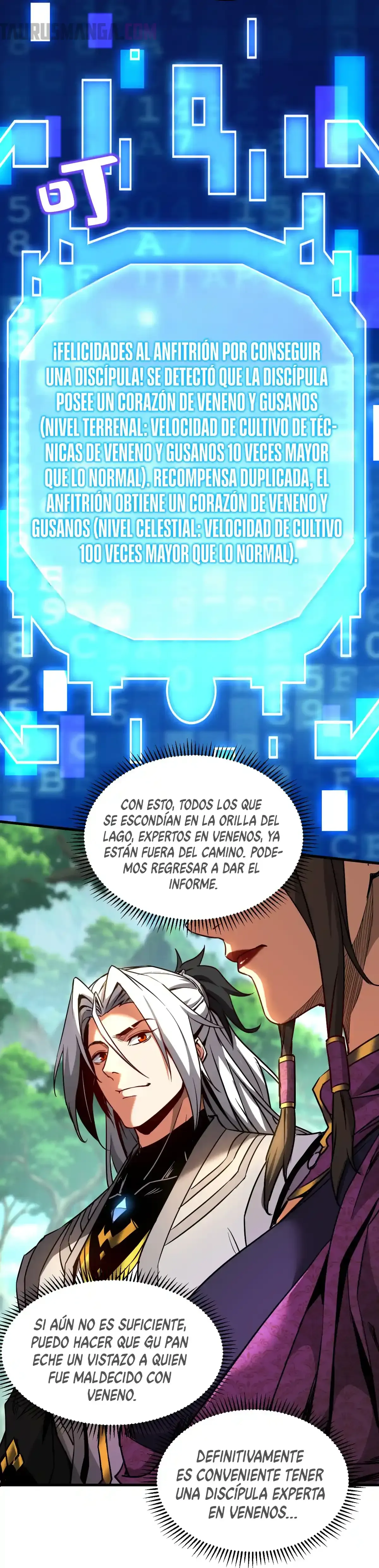 ¡Mientras mis discípulos se matan entrenando, yo me relajo! Capítulo 113 en Línea - página 9