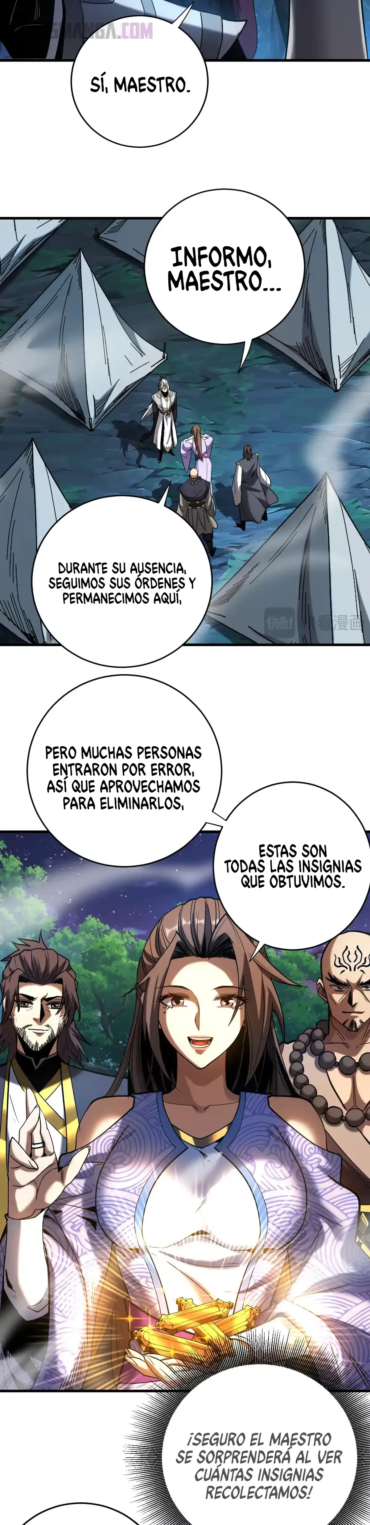¡Mientras mis discípulos se matan entrenando, yo me relajo! Capítulo 114 en Línea - página 13