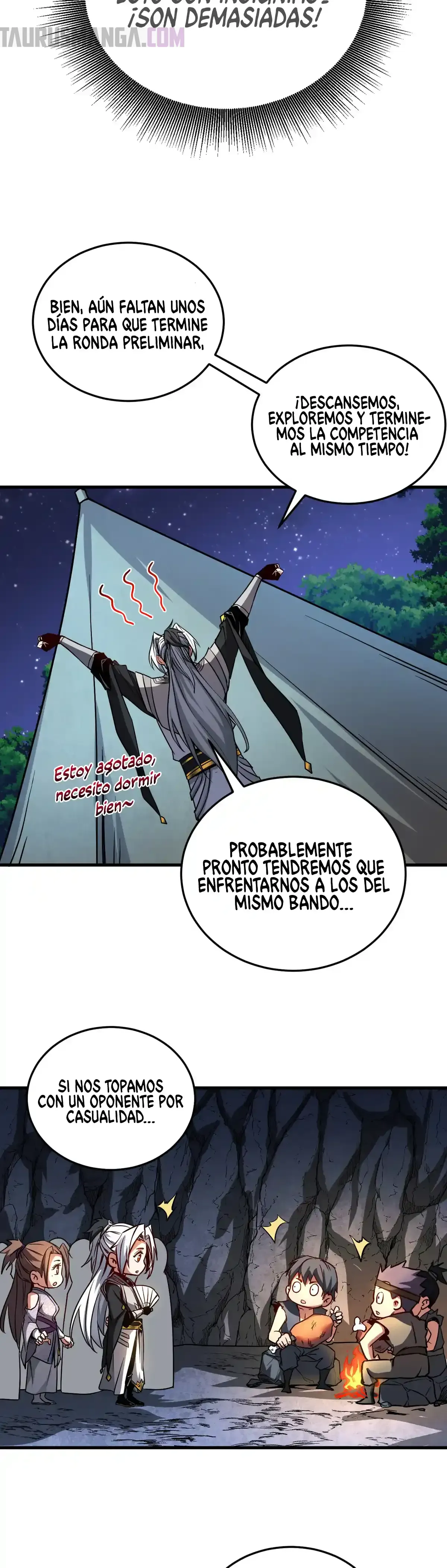 ¡Mientras mis discípulos se matan entrenando, yo me relajo! Capítulo 114 en Línea - página 15