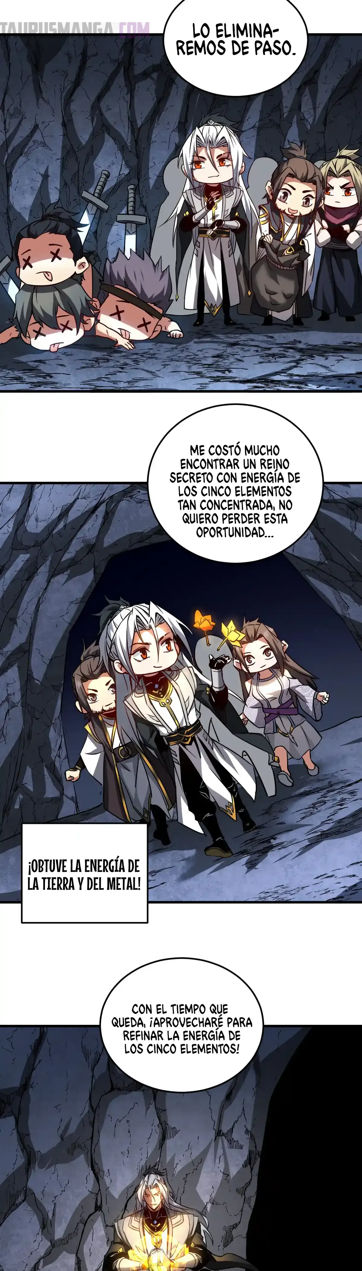 ¡Mientras mis discípulos se matan entrenando, yo me relajo! Capítulo 114 en Línea - página 16