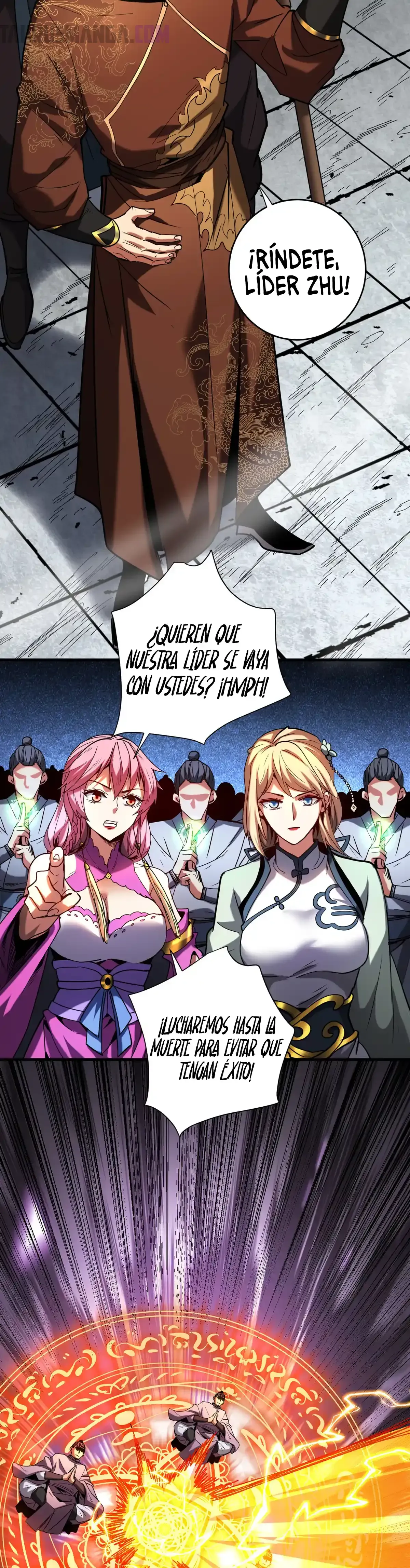 ¡Mientras mis discípulos se matan entrenando, yo me relajo! Capítulo 118 en Línea - página 15