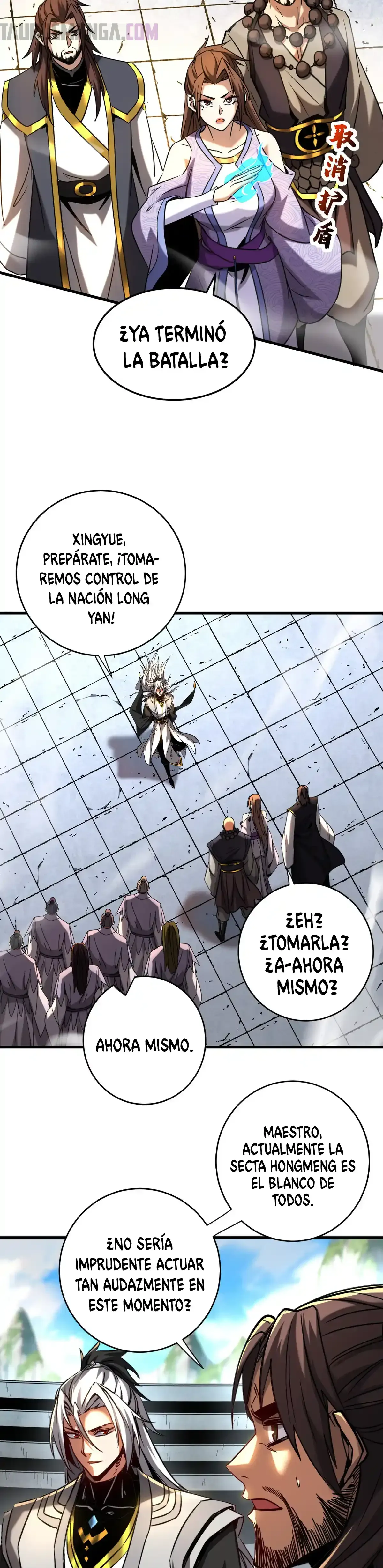 ¡Mientras mis discípulos se matan entrenando, yo me relajo! Capítulo 124 en Línea - página 11