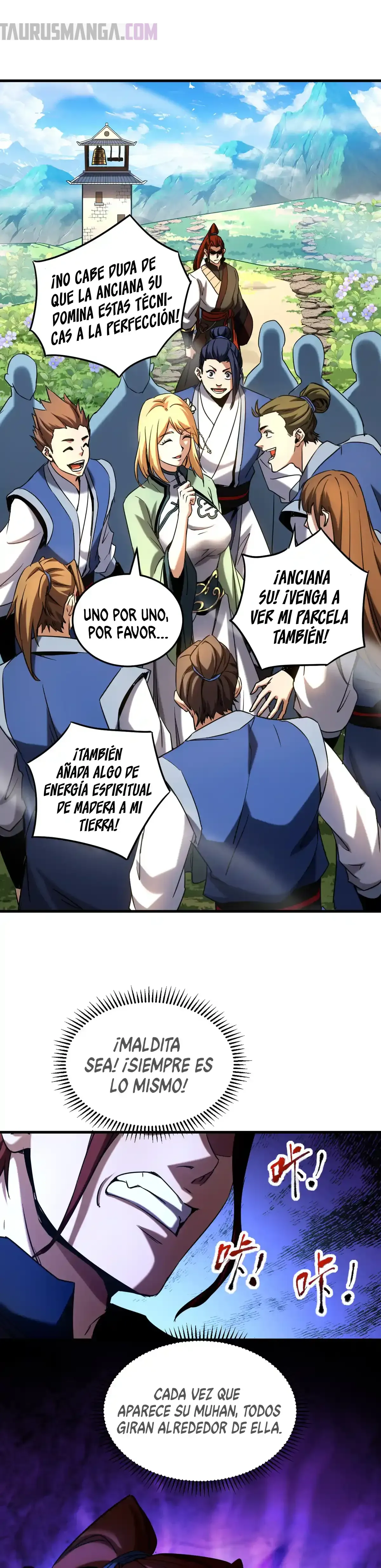 ¡Mientras mis discípulos se matan entrenando, yo me relajo! Capítulo 130 en Línea - página 8