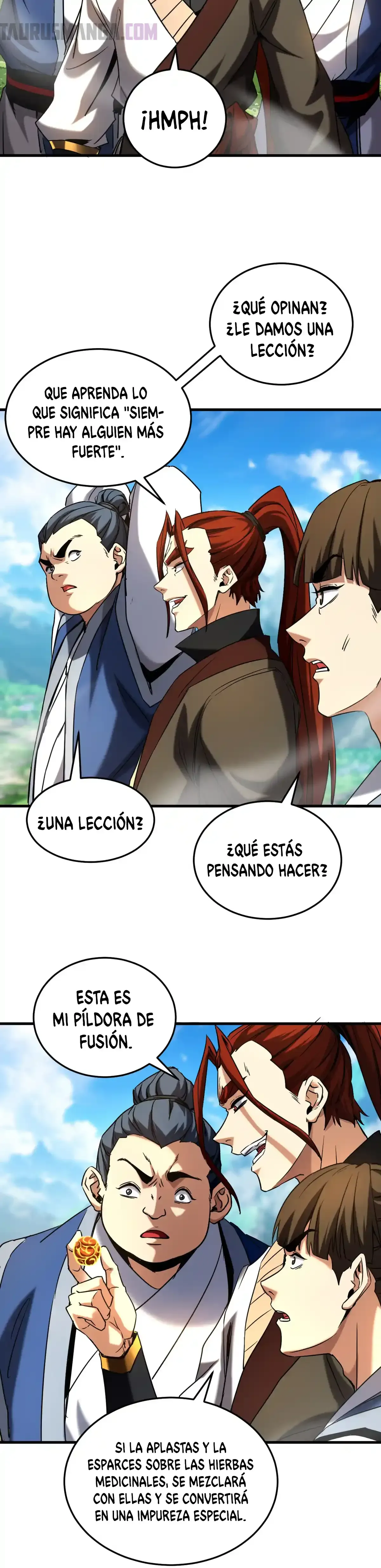 ¡Mientras mis discípulos se matan entrenando, yo me relajo! Capítulo 130 en Línea - página 11