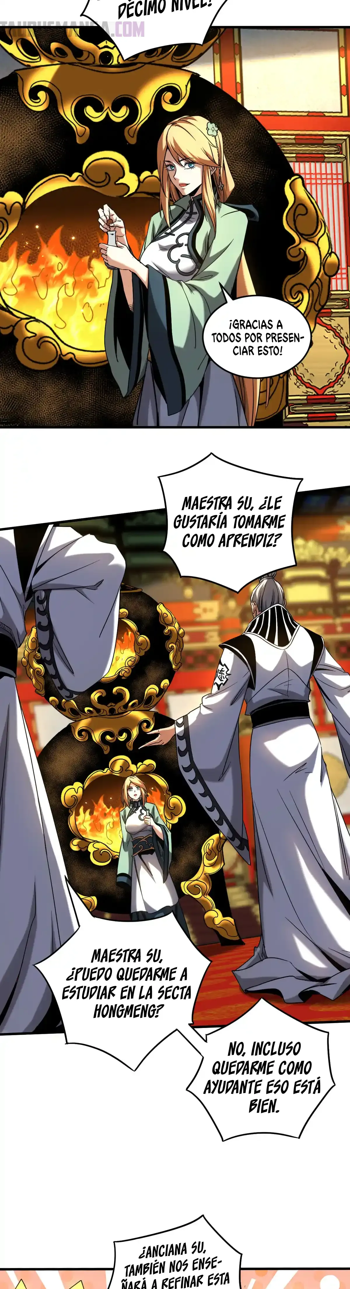 ¡Mientras mis discípulos se matan entrenando, yo me relajo! Capítulo 131 en Línea - página 17