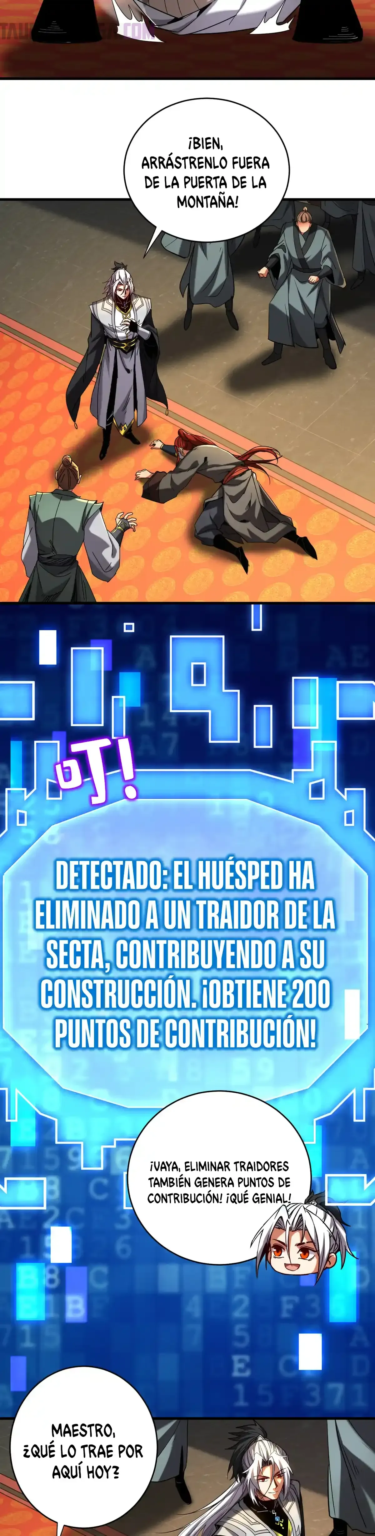 ¡Mientras mis discípulos se matan entrenando, yo me relajo! Capítulo 133 en Línea - página 6