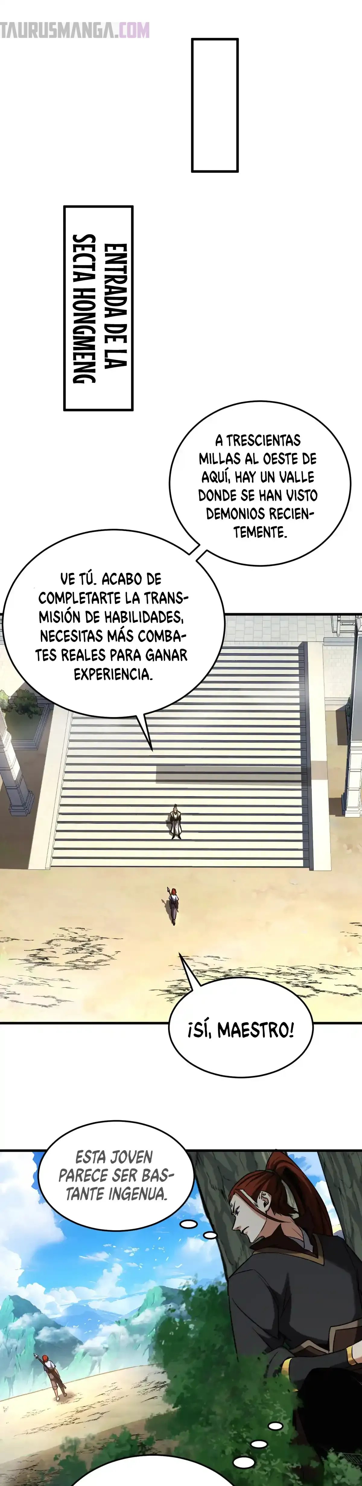 ¡Mientras mis discípulos se matan entrenando, yo me relajo! Capítulo 134 en Línea - página 7