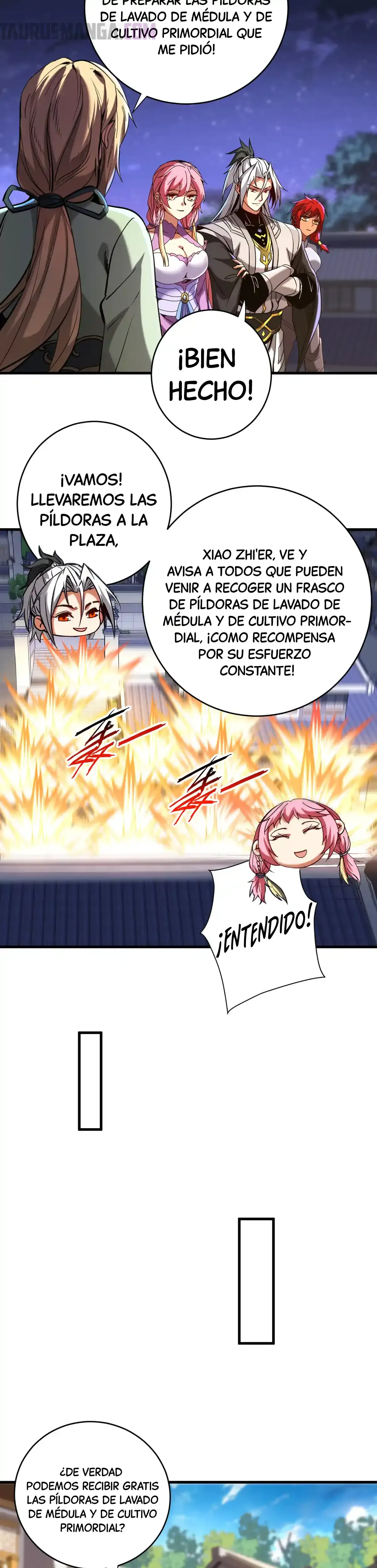 ¡Mientras mis discípulos se matan entrenando, yo me relajo! Capítulo 139 en Línea - página 10