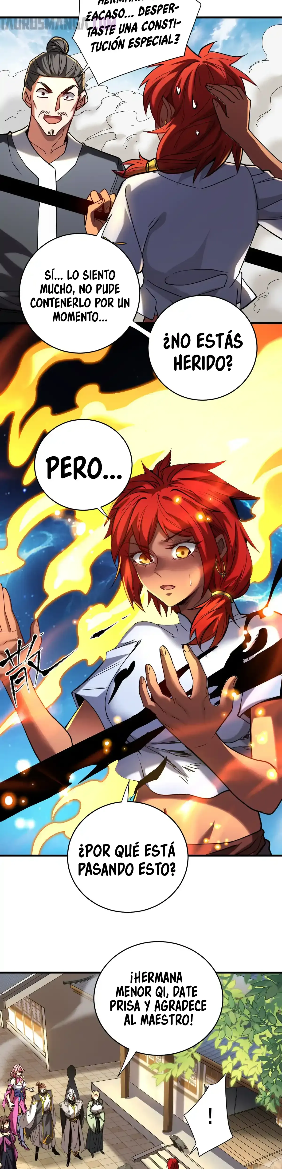 ¡Mientras mis discípulos se matan entrenando, yo me relajo! Capítulo 140 en Línea - página 7