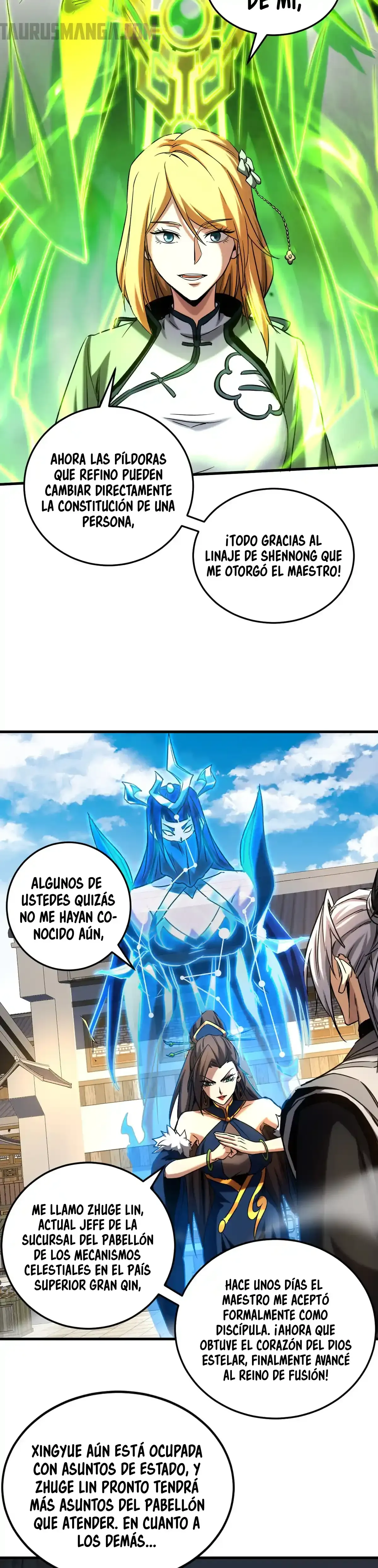 ¡Mientras mis discípulos se matan entrenando, yo me relajo! Capítulo 140 en Línea - página 13