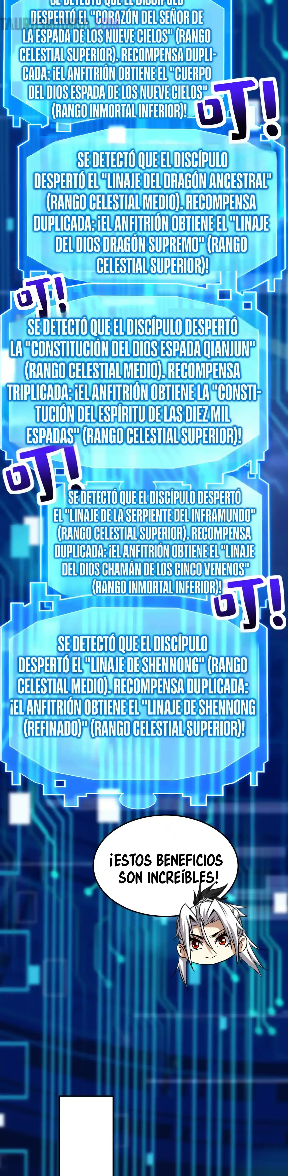 ¡Mientras mis discípulos se matan entrenando, yo me relajo! Capítulo 140 en Línea - página 15