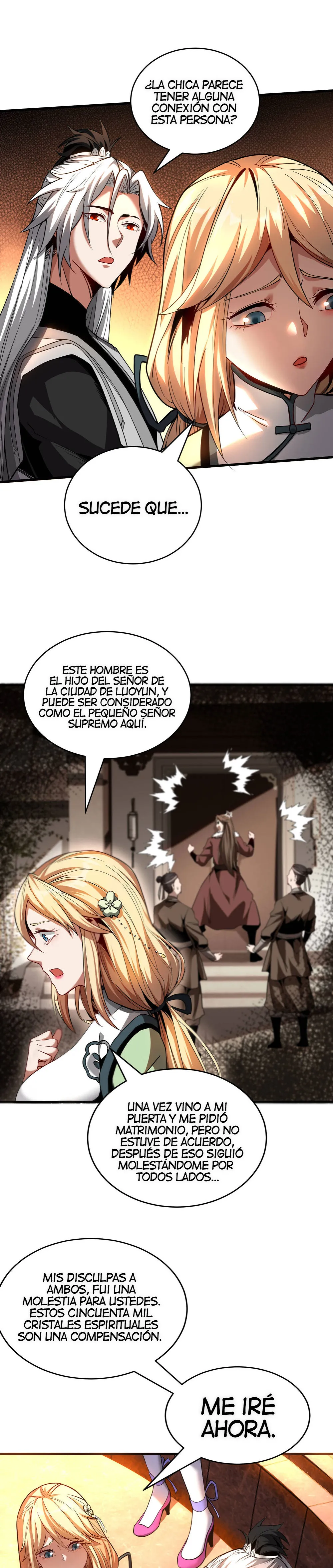 ¡Mientras mis discípulos se matan entrenando, yo me relajo! Capítulo 15 en Línea - página 10