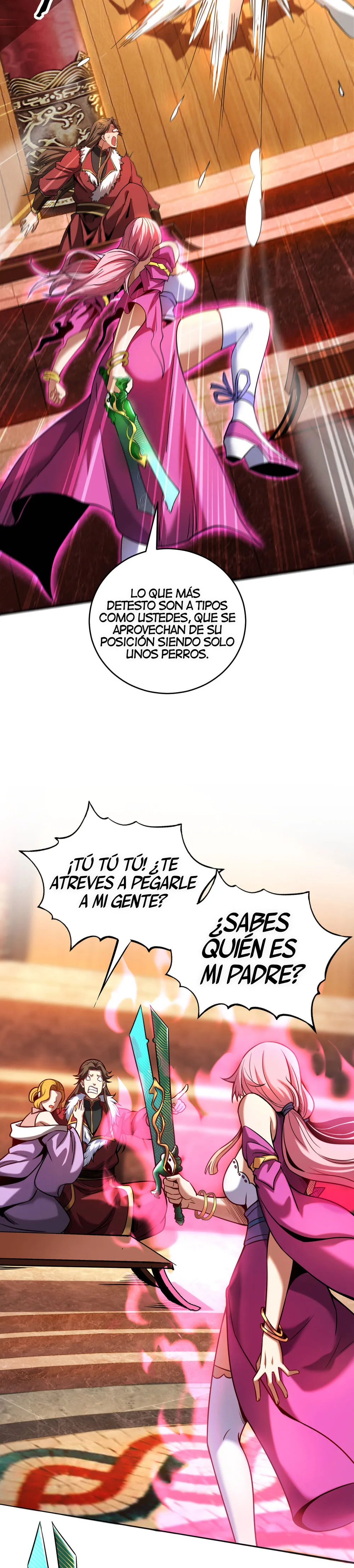 ¡Mientras mis discípulos se matan entrenando, yo me relajo! Capítulo 15 en Línea - página 18